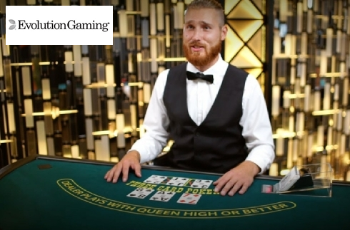 Three Card Poker Live Casino from Evolution Gaming