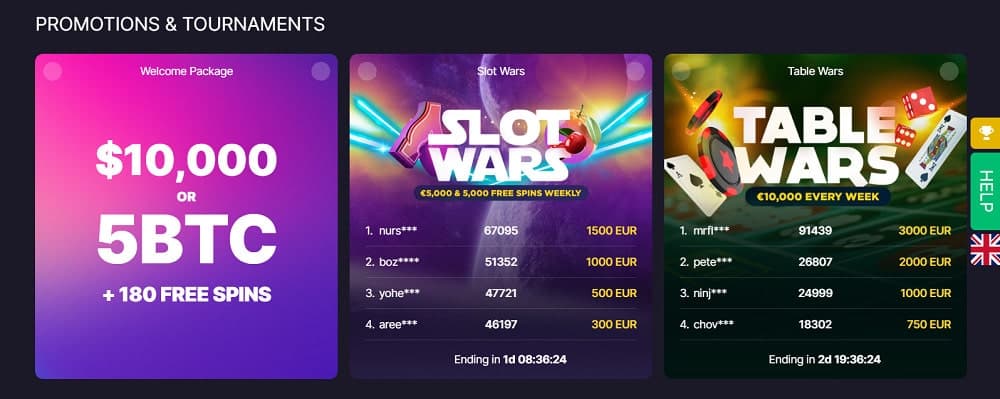 Bitstarz Casino Bonuses