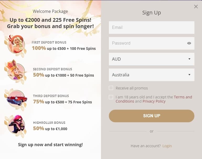 Boho Casino Login