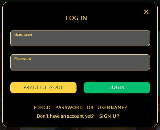 Ozwin Casino Login