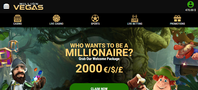 million-vegas screen