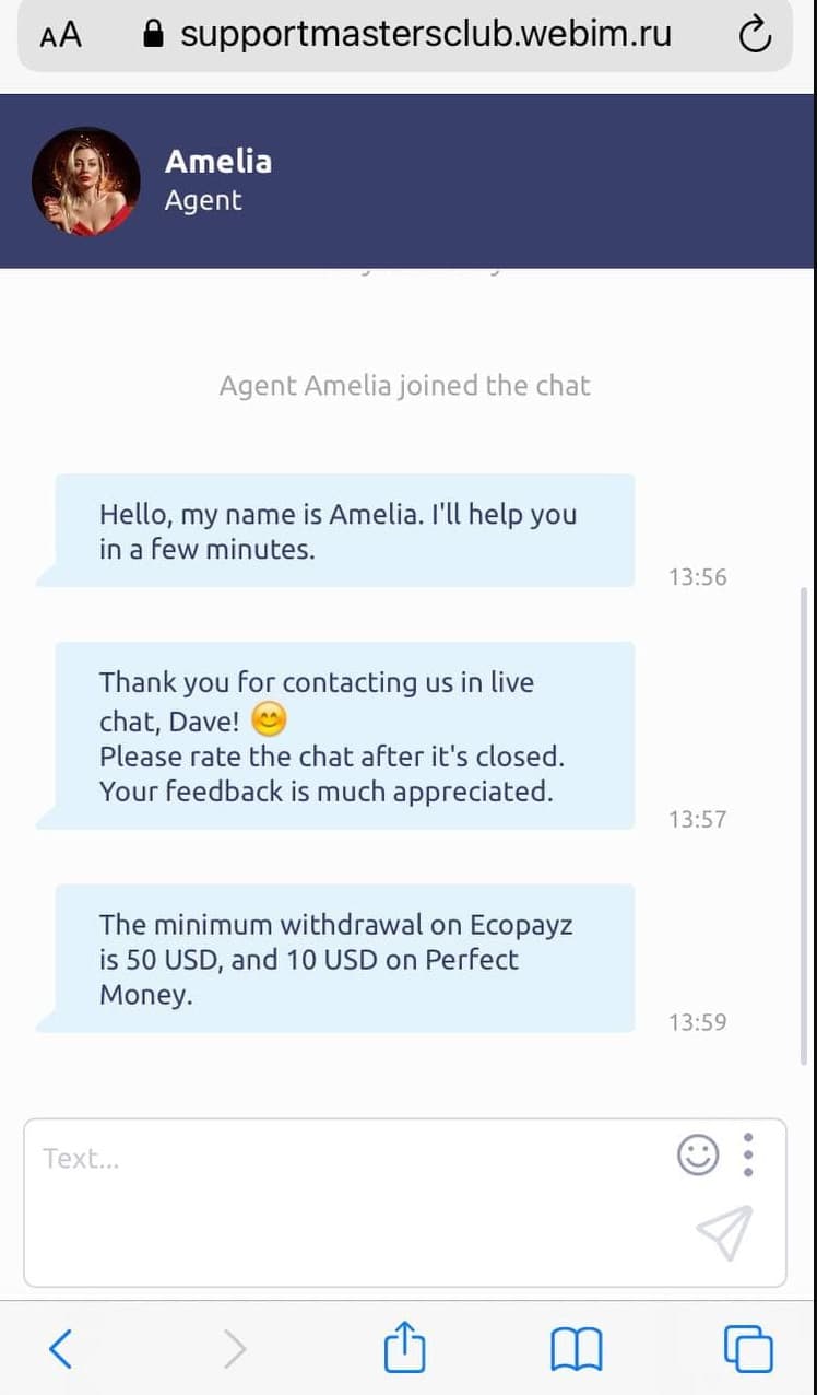 Customer service at Slotty Way Casino