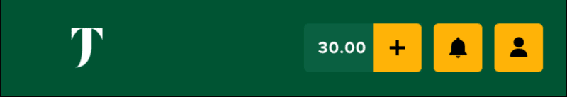 When Dave began playing on Tusk Casino, his initial balance was recorded.