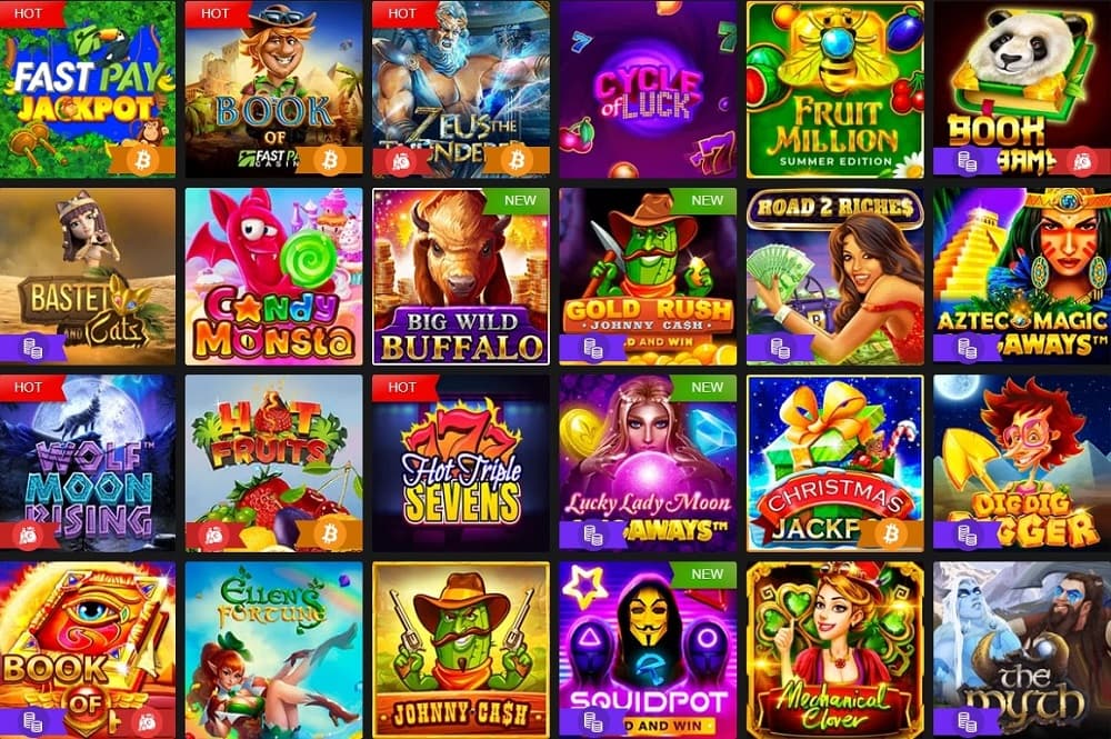 Fastpay casino slot games