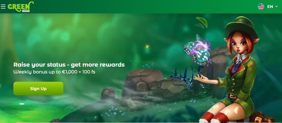 Green casino weekly bonus