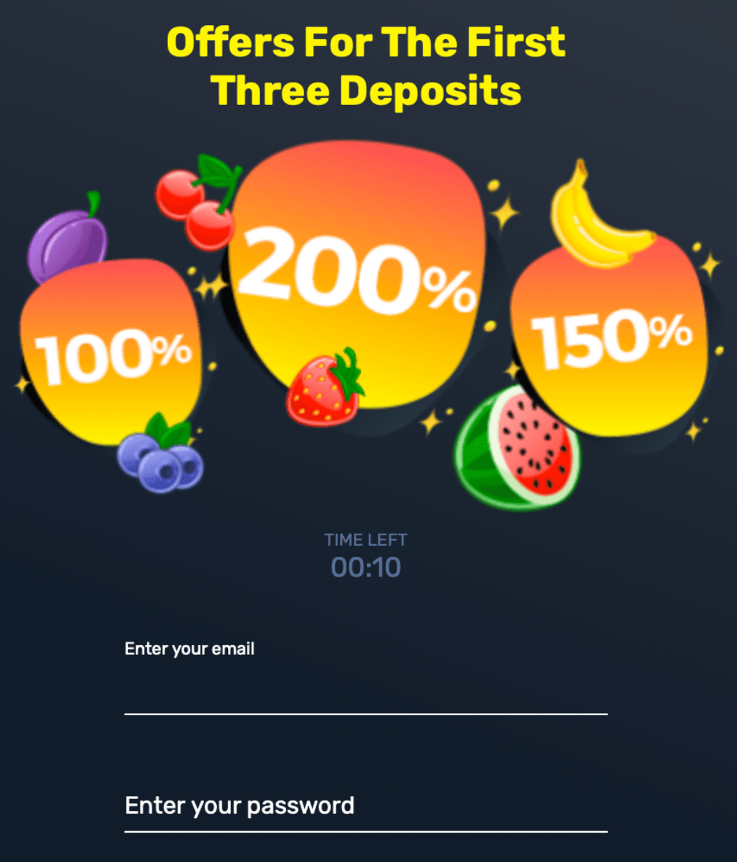 Slotty Way Casino welcome bonus