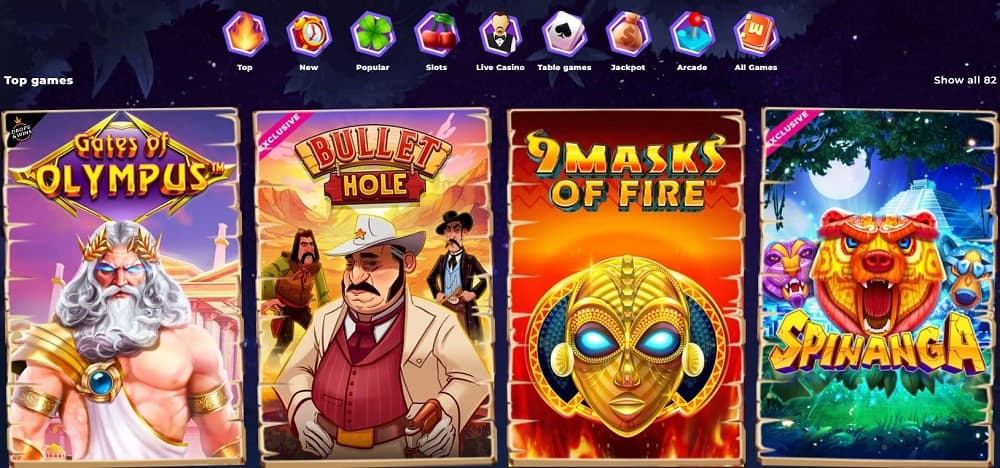 Wazanba casino games