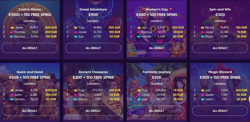 Bao casino tournaments