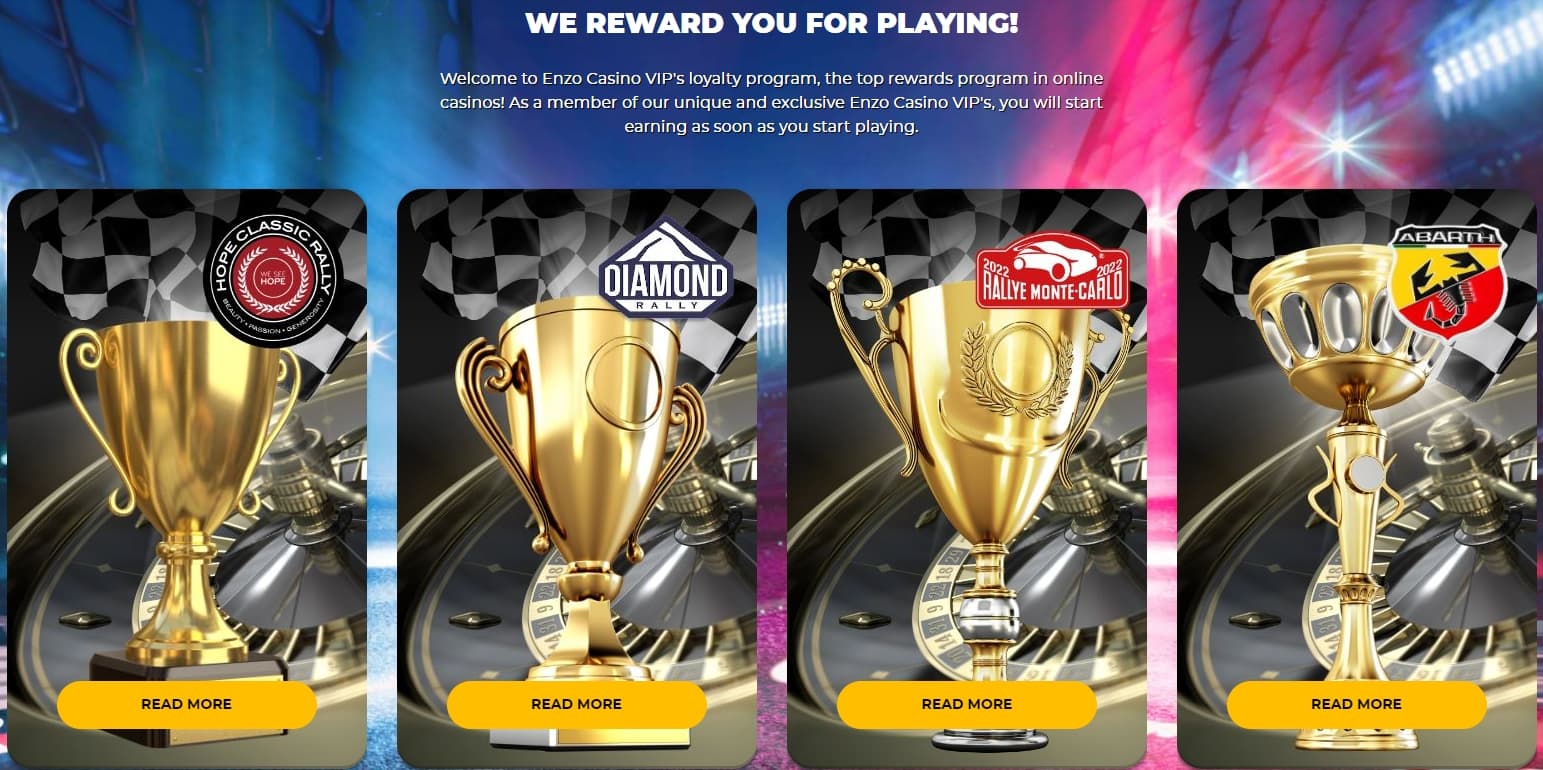 Enzo Casino VIP-Treueprogramme